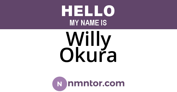 Willy Okura