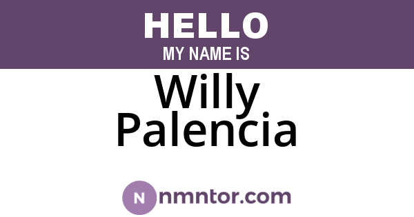 Willy Palencia
