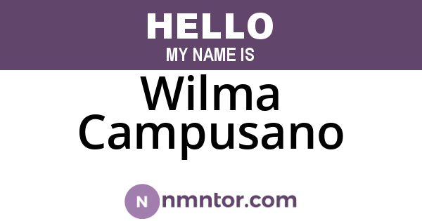 Wilma Campusano