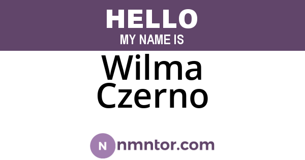 Wilma Czerno