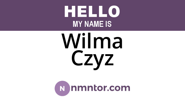 Wilma Czyz