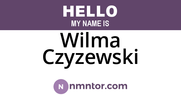 Wilma Czyzewski