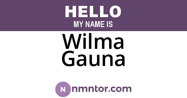 Wilma Gauna