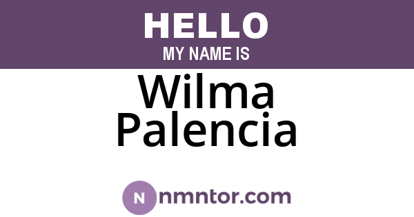 Wilma Palencia