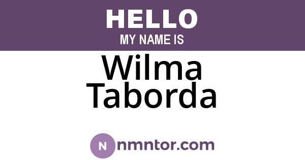 Wilma Taborda