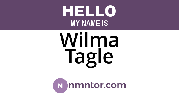 Wilma Tagle