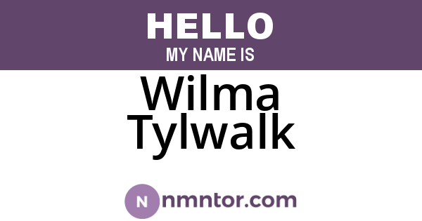 Wilma Tylwalk