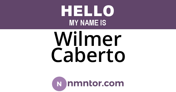Wilmer Caberto
