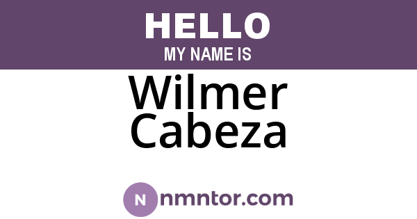 Wilmer Cabeza