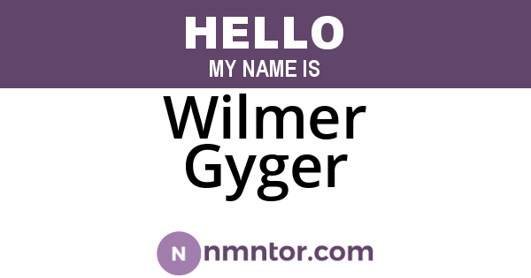 Wilmer Gyger