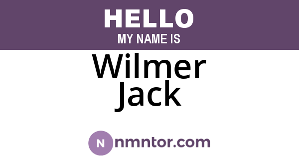 Wilmer Jack