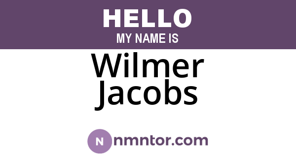 Wilmer Jacobs