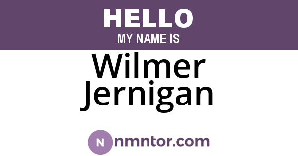 Wilmer Jernigan
