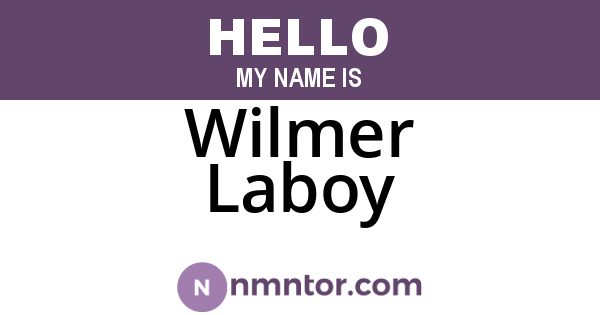 Wilmer Laboy