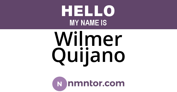 Wilmer Quijano
