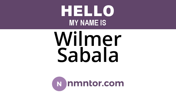 Wilmer Sabala