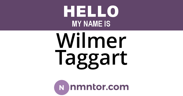 Wilmer Taggart