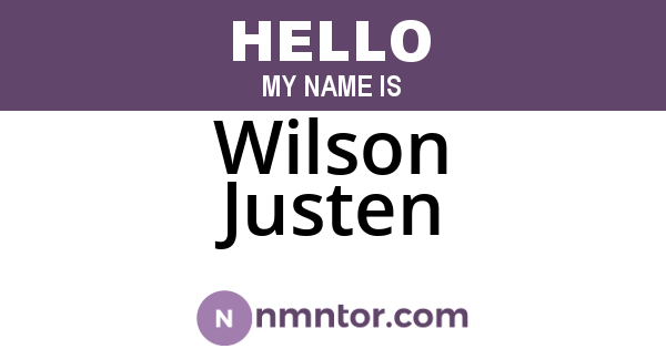 Wilson Justen