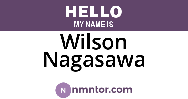Wilson Nagasawa