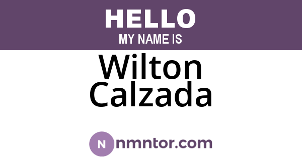 Wilton Calzada