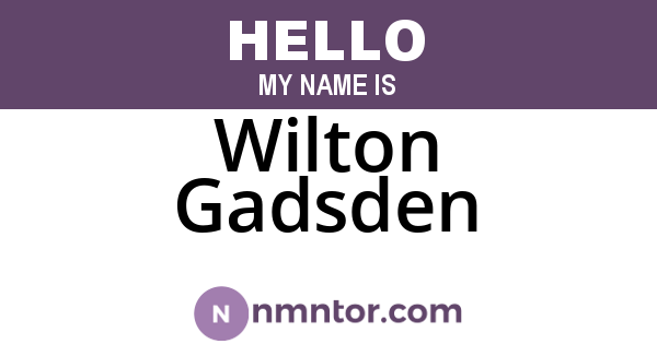 Wilton Gadsden