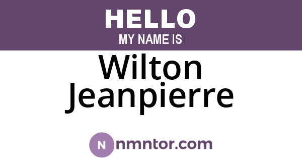Wilton Jeanpierre