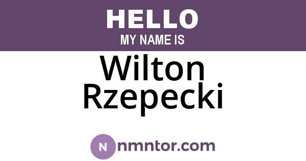 Wilton Rzepecki