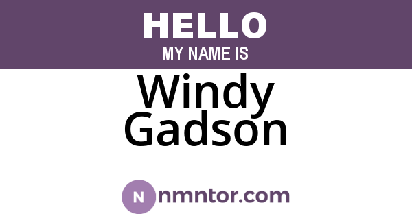 Windy Gadson