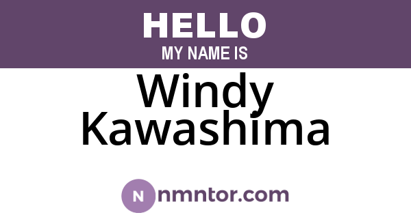 Windy Kawashima