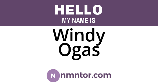 Windy Ogas