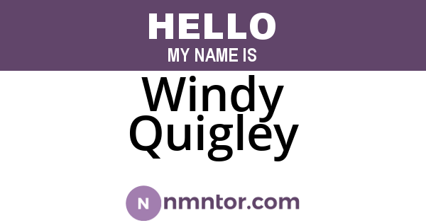 Windy Quigley