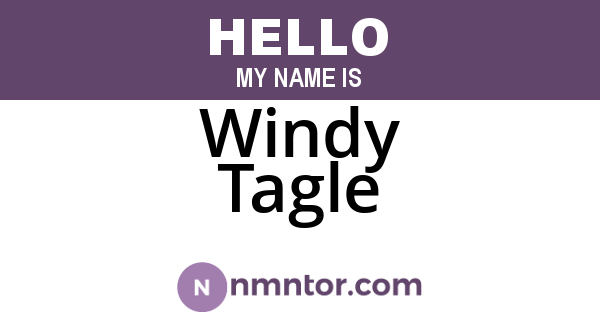 Windy Tagle