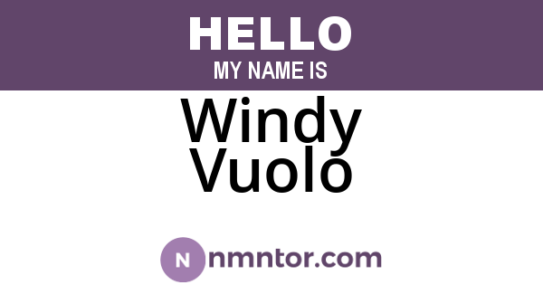 Windy Vuolo