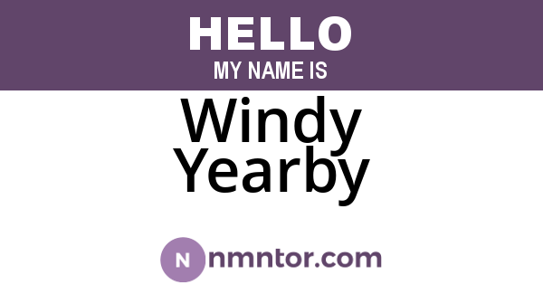 Windy Yearby