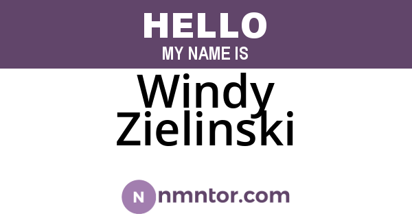Windy Zielinski