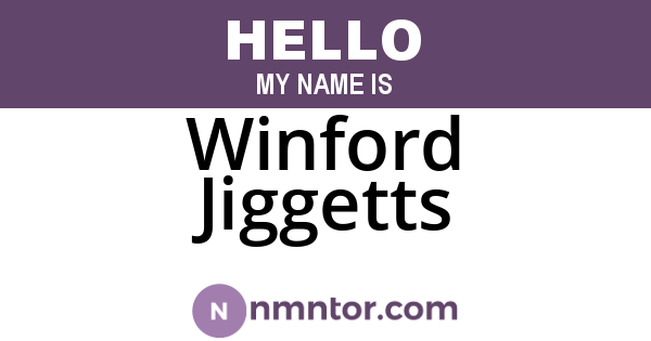 Winford Jiggetts