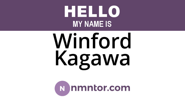 Winford Kagawa