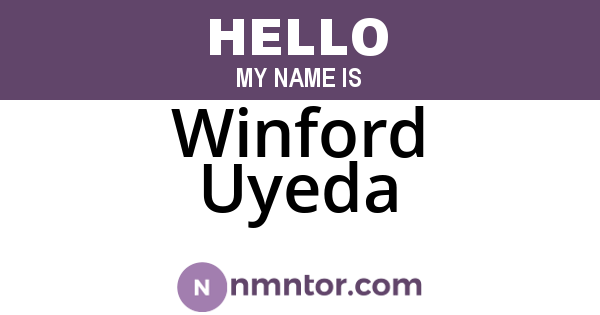 Winford Uyeda