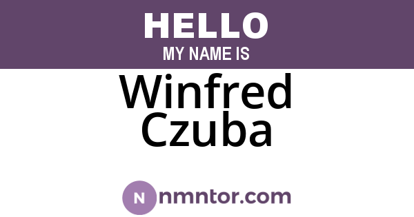 Winfred Czuba