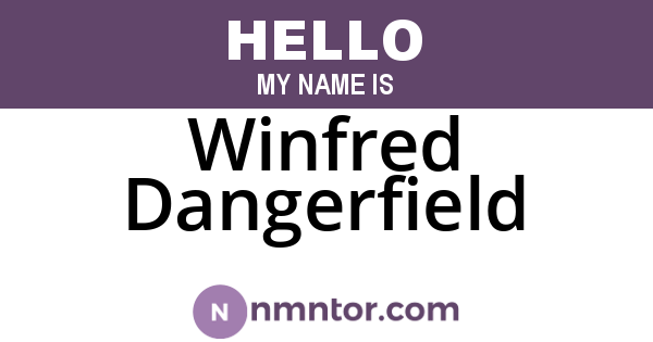 Winfred Dangerfield