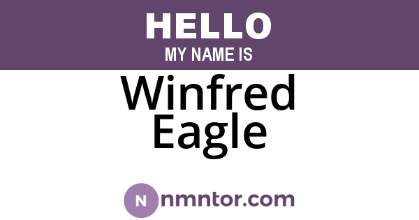 Winfred Eagle
