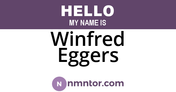 Winfred Eggers