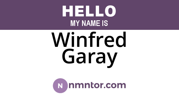 Winfred Garay