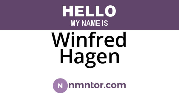 Winfred Hagen