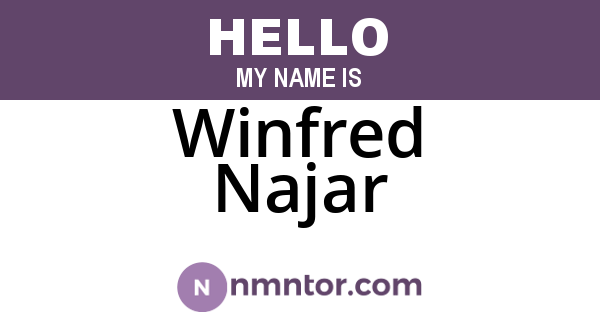 Winfred Najar