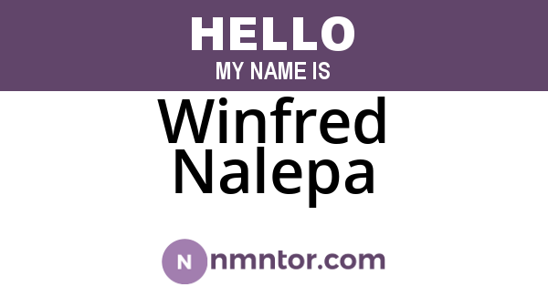 Winfred Nalepa