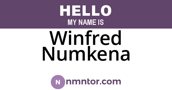 Winfred Numkena