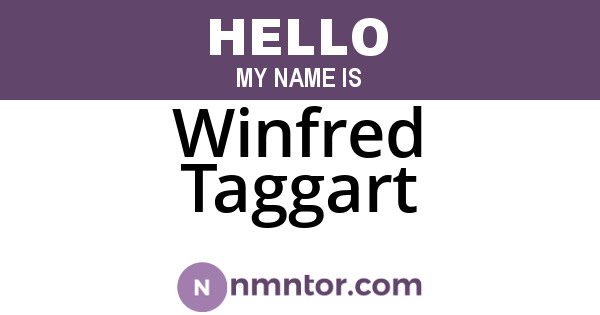 Winfred Taggart