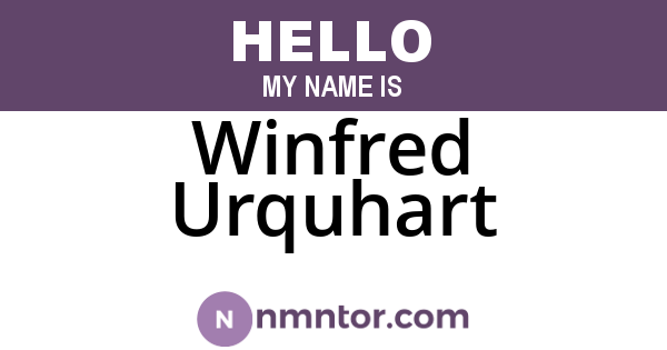 Winfred Urquhart