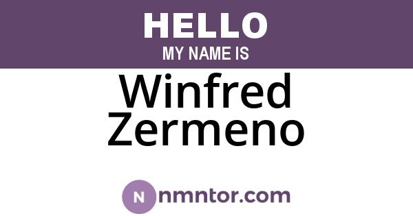 Winfred Zermeno